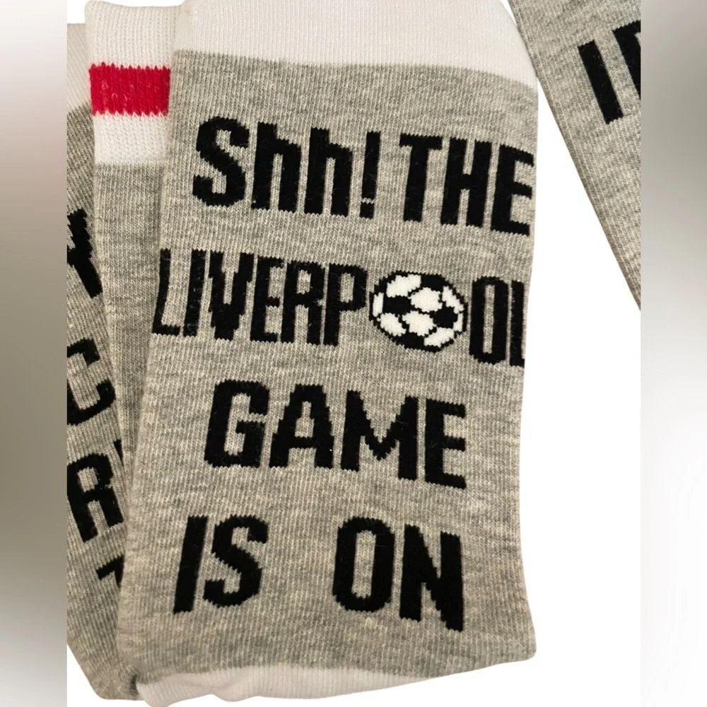 Novelty Fans Gift Socks If You Can Read This SHHH The LIVERPOOL Game Is On